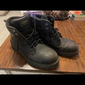 Mens 12 Dr. Martens steel toe work boots.